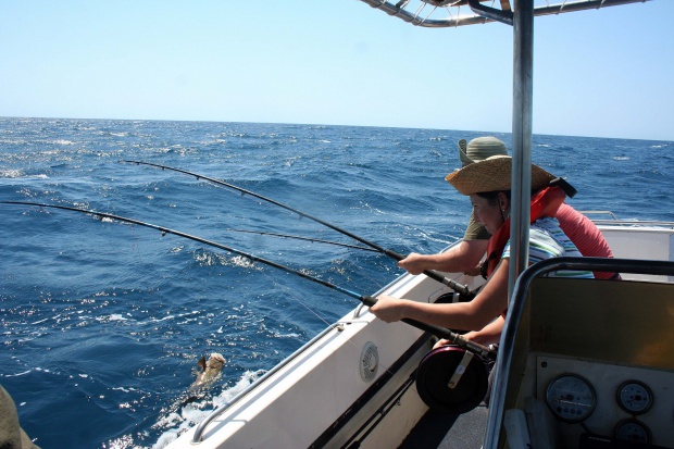 Deep-sea fishing in St Lucia